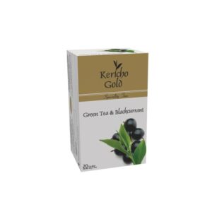 opakowanie herbaty zielonej z czarną porzeczką 20 sztuk