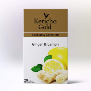 zdjęcie przedstawiające opakowanie herbaty kericho ginger lemon