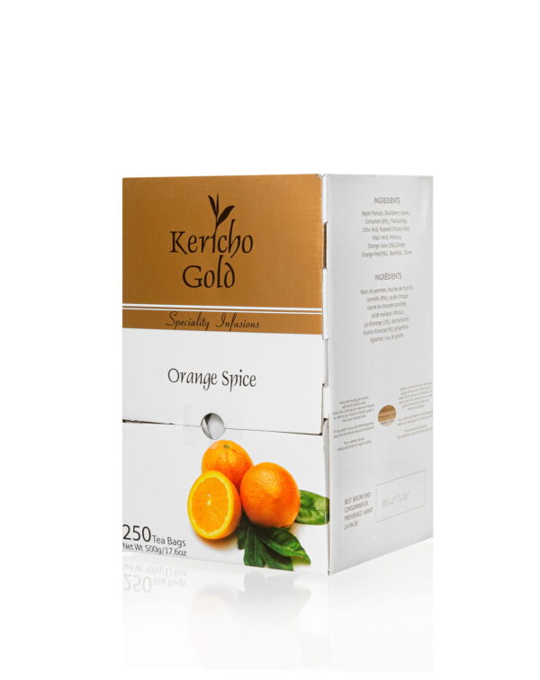 opakowanie herbaty owocowej kericho gold orange spice